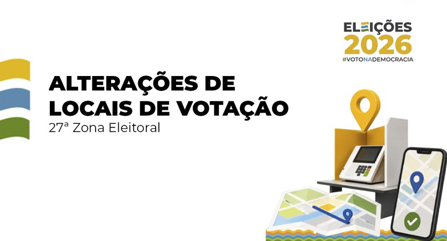 TRE-SE alerta eleitores sobre mudanças referentes aos locais de votação da 27ª Zona Eleitoral