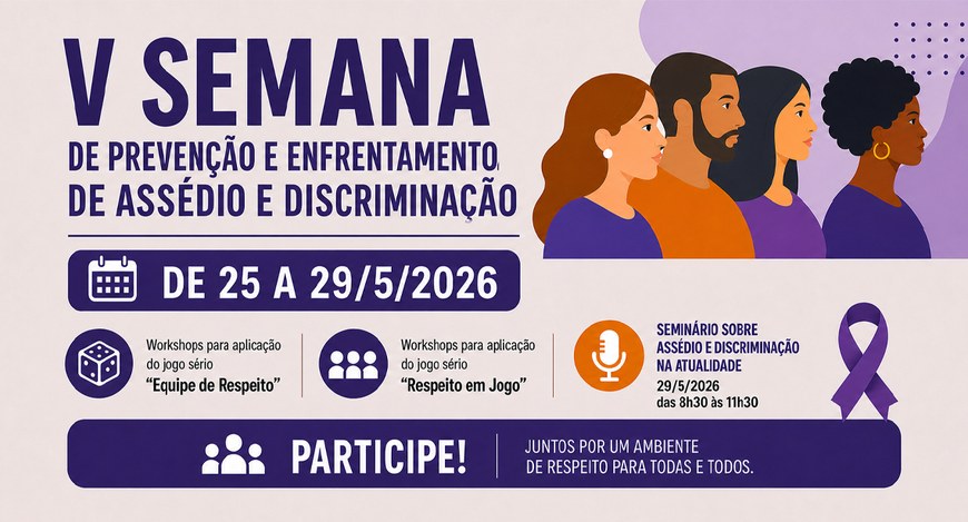 A programação começará no dia 25 de maio