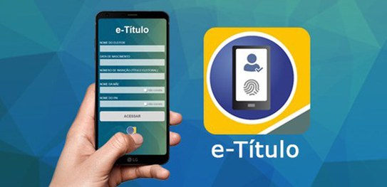 imagem do aplicativo e-Título A eleitora ou o eleitor podem realizar a justificativa eleitoral por meio do e-título.