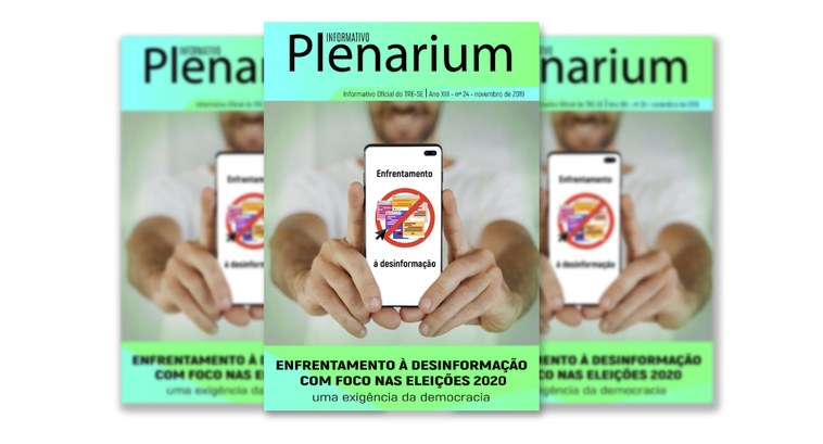 A matéria de capa da edição de novembro de 2019 evidencia os trabalhos da Justiça Eleitoral no c...