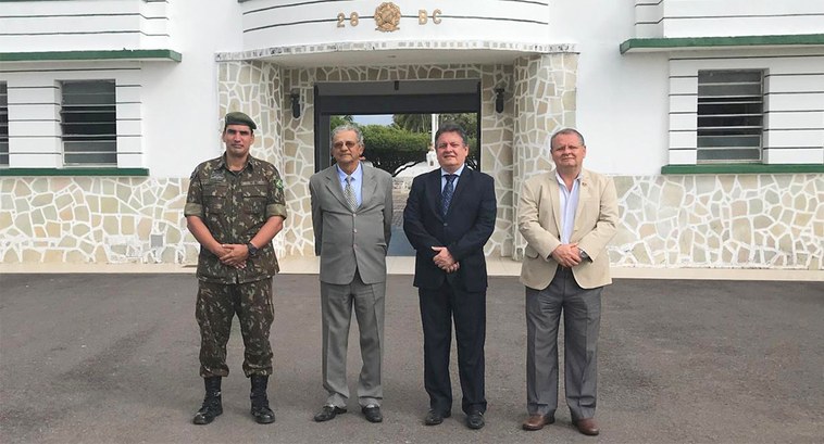 O Des. José dos Anjos enalteceu o trabalho do Exército Brasileiro