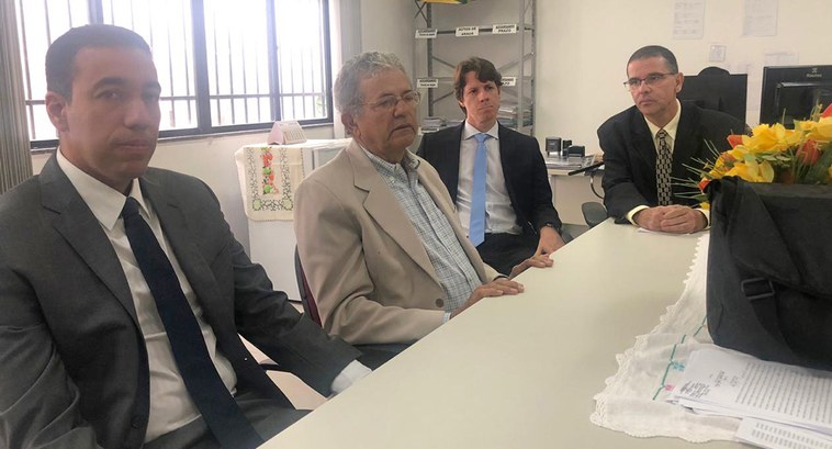Presidente do TRE-SE visita 4ª Zona Eleitoral O objetivo do encontro foi tratar sobre a logística de preparação da Eleição Suplementar de Riac...