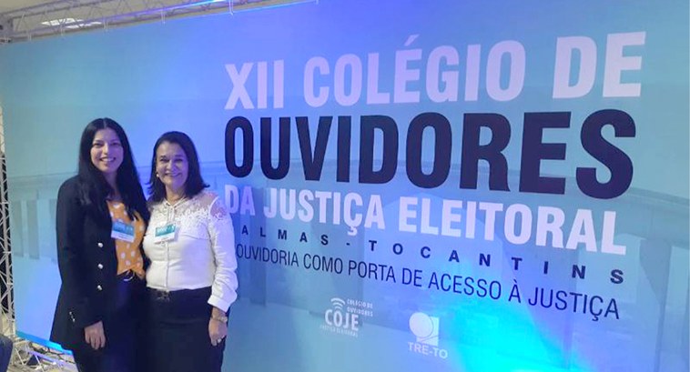 Uma juíza e uma servidora do tribunal estiveram presentes no evento