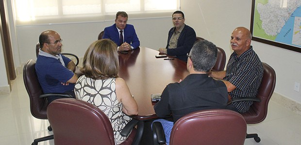 Presidente reunido com diretoria do SINDJUF
