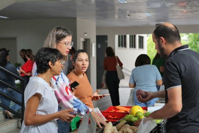 O evento aconteceu no espaço em frente ao Miniauditório das 8h às 11h