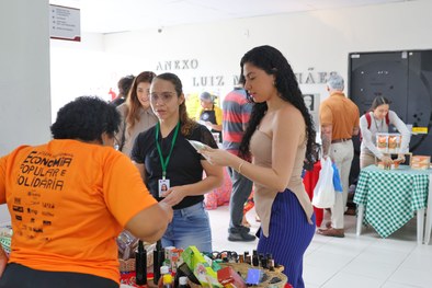 O evento aconteceu no espaço em frente ao Miniauditório das 8h às 11h