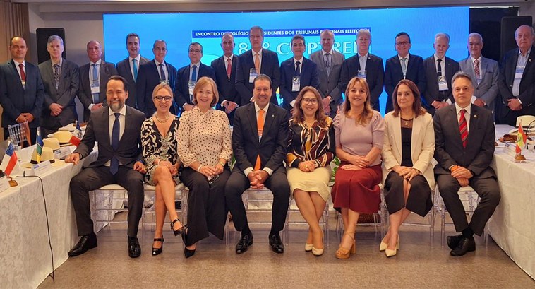 TRE-SE participou do 86º Colégio de Presidentes dos Tribunais Regionais Eleitorais O evento reuniu presidentes dos TREs e representantes do Tribunal Superior Eleitoral (TSE)