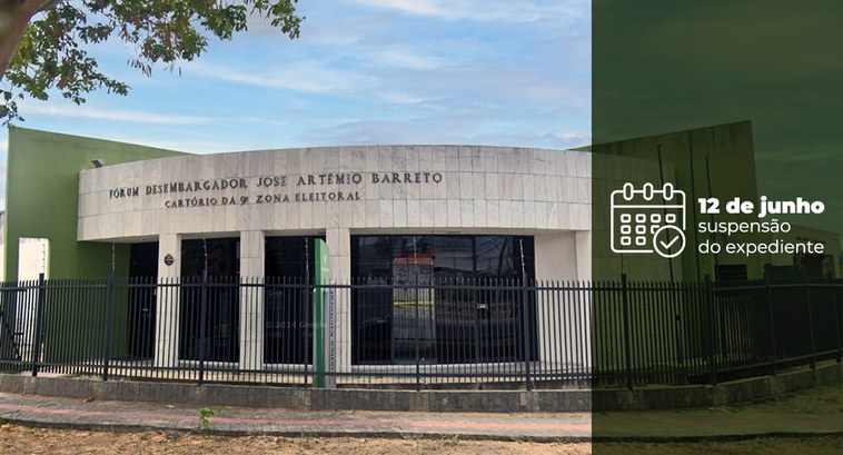 Cartório Eleitoral de Itabaiana suspende expediente no dia 12 de junho por conta da Trezena dos Caminhoneiros Evento tradicional interfere na logística e no funcionamento do prédio da Justiça Eleitoral