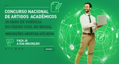 Busca-se estimular a produção acadêmica e o debate sobre o Código Civil Brasileiro
