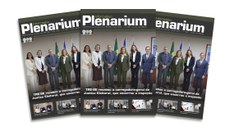 O informativo Plenarium ressalta a visita da ministra Isabel Gallotti, corregedora-geral da Just...