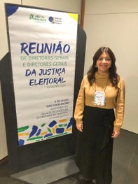A secretária judiciária do TRE-SE, Ana Maria Rabelo, participou do evento representando o direto...