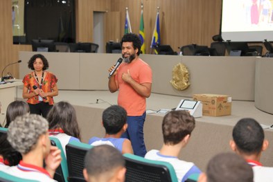 A visita faz parte do projeto Eleitora e Eleitor do Futuro