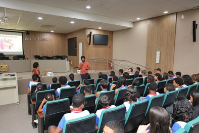 A visita faz parte do projeto Eleitora e Eleitor do Futuro