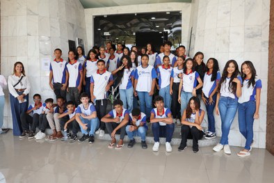 A visita faz parte do projeto Eleitora e Eleitor do Futuro