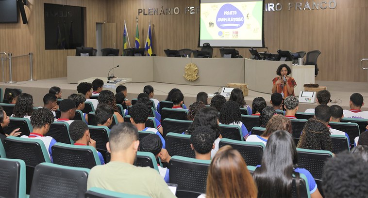 A visita faz parte do projeto Eleitora e Eleitor do Futuro