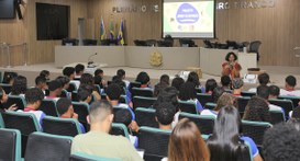 A visita faz parte do projeto Eleitora e Eleitor do Futuro
