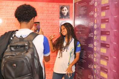 A visita faz parte do projeto Jovem Eleitor