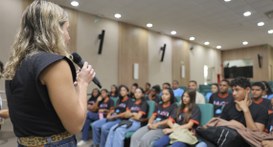 Atividade reuniu jovens de escolas do município de Salgado em iniciativa educativa
