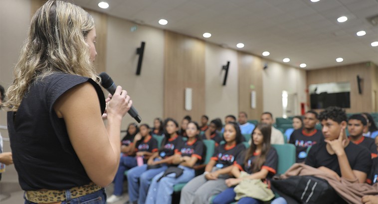 Atividade reuniu jovens de escolas do município de Salgado em iniciativa educativa
