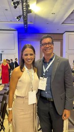 Presidente do TJ/PR: Des. Luiz Fernando Tomasi Keppen e o servidor do TRE-SE Júnior Gonçalves Lima