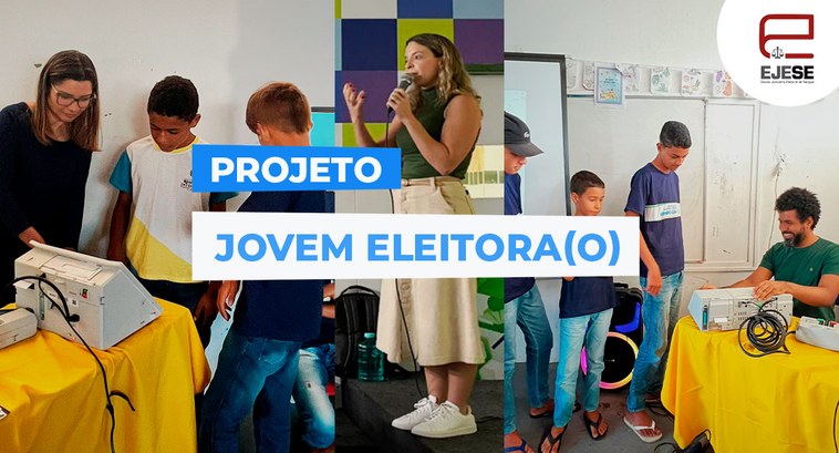 O projeto Eleitora e Eleitor do Futuro é gerenciado pela Escola Judiciária Eleitoral de Sergipe O projeto Eleitora e Eleitor do Futuro é gerenciado pela Escola Judiciária Eleitoral de Sergipe