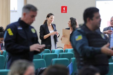 Procuradora Aldirla Pereira e Des. Diógenes Barreto