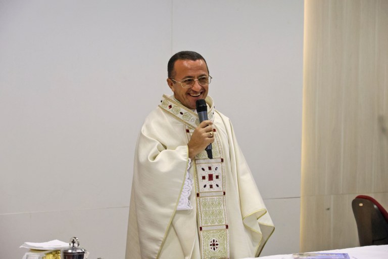 Pe. Antônio da Cunha, Pároco da Paróquia Nossa Senhora do Santíssimo Sacramento e Vigário Episco...