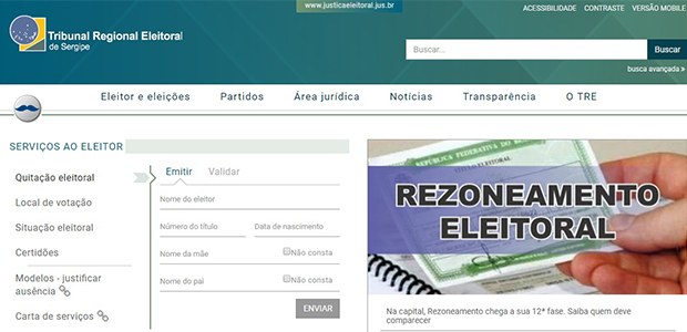 Portal do TRE-SE é reformulado para facilitar acesso a informação