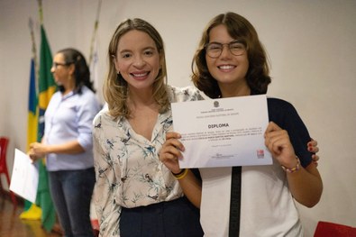 O TRE-SE prestou apoio na eleição e na diplomação de líderes de turma