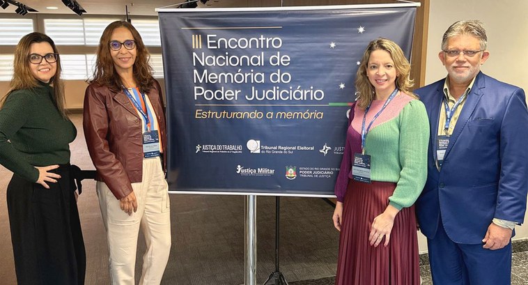 Representantes do TRE-SE participam do III Encontro Nacional de Memória do Poder Judiciário O evento tem a finalidade de resgatar, valorizar e preservar a história da Justiça brasileira