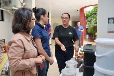 Servidores participaram de atividades voltadas à conscientização, reciclagem e promoção de práti...