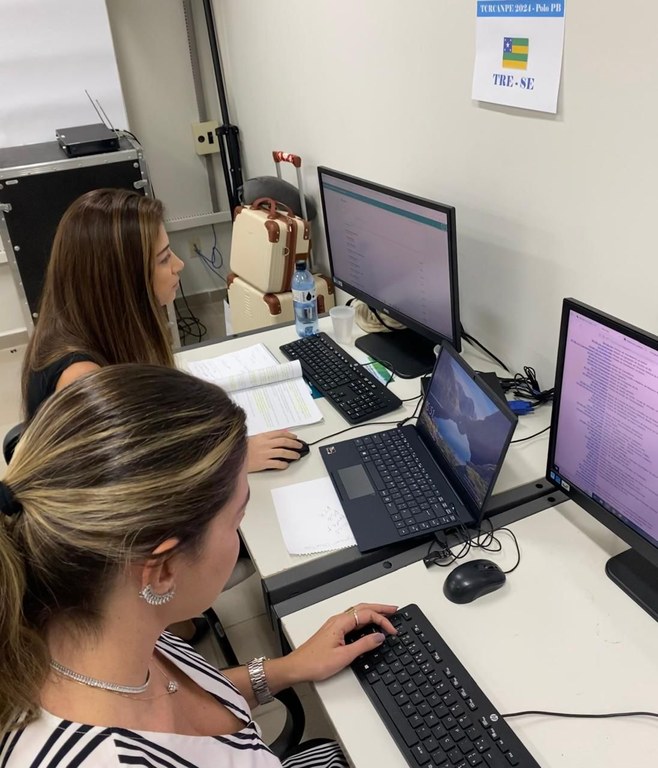 Servidoras do TRE-SE participaram do Teste em Campo Regional de Sistemas visando às Eleições 2024