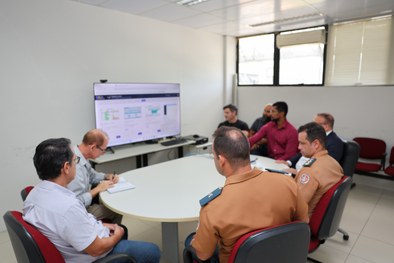 Sistema de cadastro de militares é apresentado a representantes do Corpo de Bombeiros