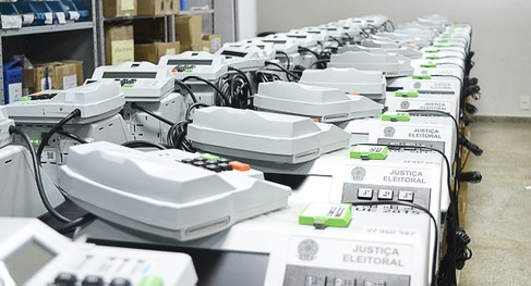 Ao todo 312 urnas eletrônicas serão utilizadas no dia 6 de outubro de 2019 