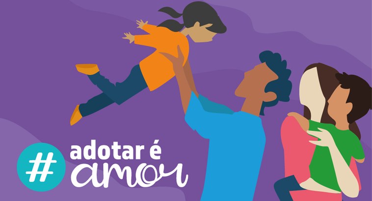 Participe da campanha usando a hashtag #AdotarÉAmor