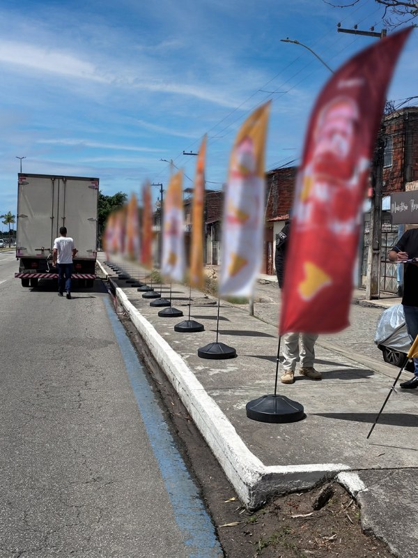 TRE-SE apreende 174 wind banners durante fiscalização da propaganda eleitoral
