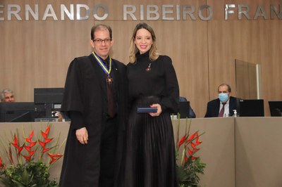 TRE-SE Cerimônia de Outorga da Medalha do Mérito Eleitoral Lídia