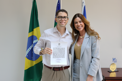 João Gabriel Franco foi classificado em 1º lugar para o cargo de Analista Judiciário