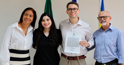 João Gabriel Franco foi classificado em 1º lugar para o cargo de Analista Judiciário