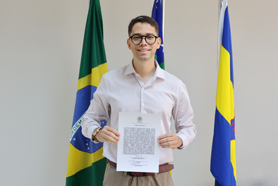 João Gabriel Franco foi classificado em 1º lugar para o cargo de Analista Judiciário
