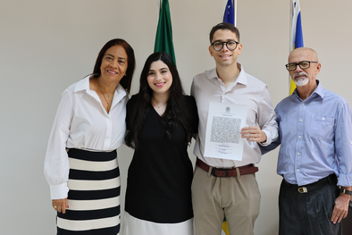 João Gabriel Franco foi classificado em 1º lugar para o cargo de Analista Judiciário