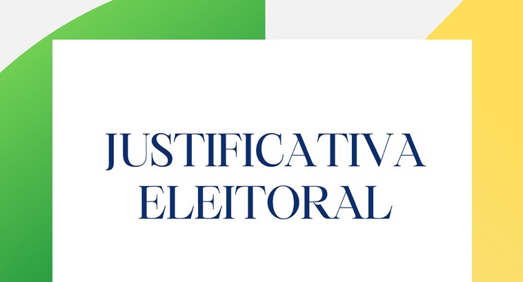 TRE-SE Justificativa eleitoral