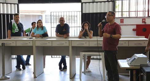 A atividade faz parte das ações da Semana Nacional do Sistema Eletrônico de Votação