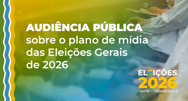 TRE-SE realizará audiência pública sobre o plano de mídia das Eleições Gerais de 2026