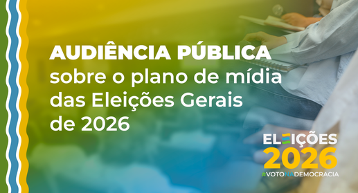 TRE-SE realizará audiência pública sobre o plano de mídia das Eleições Gerais de 2026