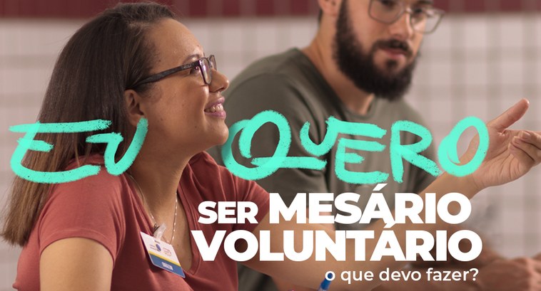 TRE-SE seja um mesário voluntário