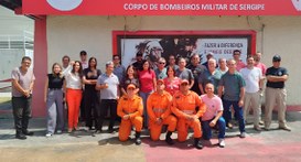 A capacitação foi promovida em parceria com o Corpo de Bombeiros Militar de Sergipe